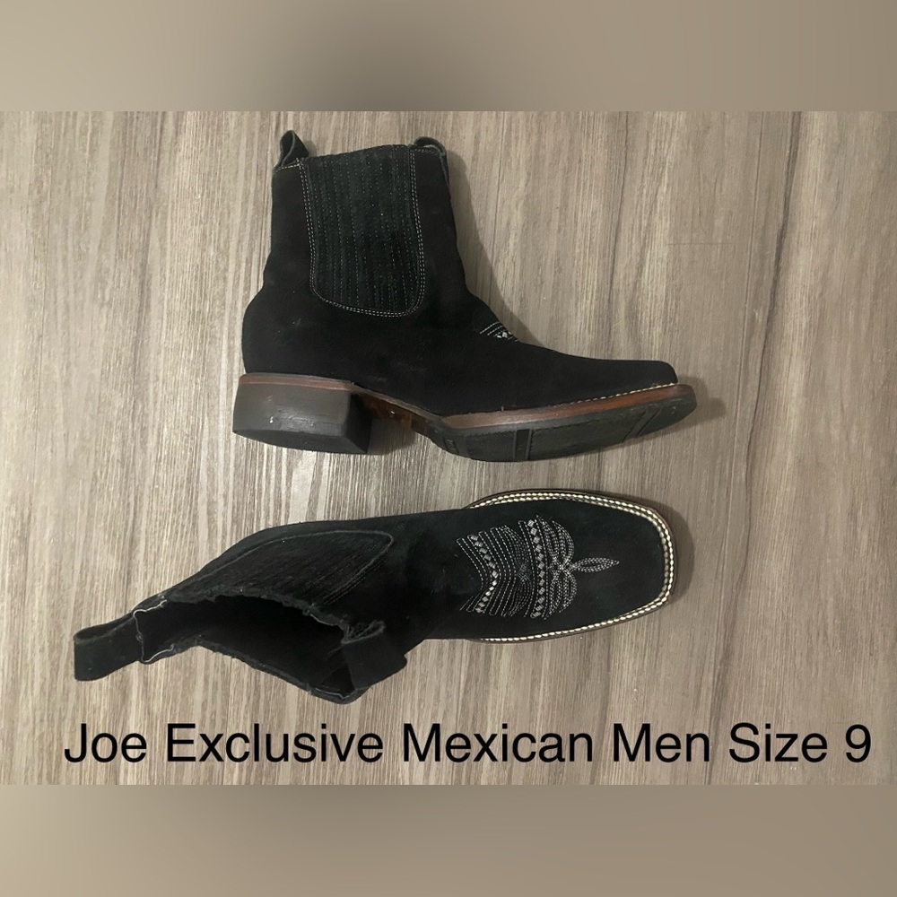 Black Men's Mexican Boots